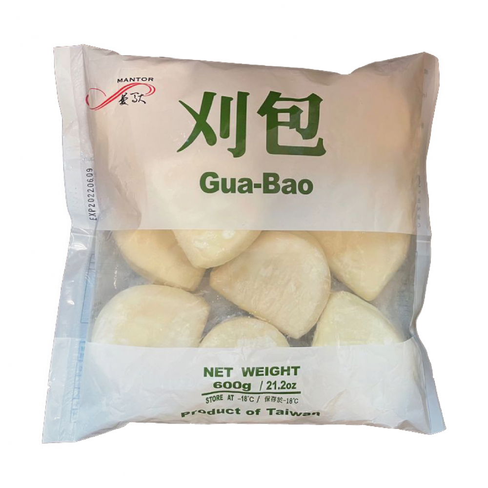 刈包 60g 10個/包 Steamed Bun Gua Bao (Taiwanese Hamburger 60g) 10pcs/bag