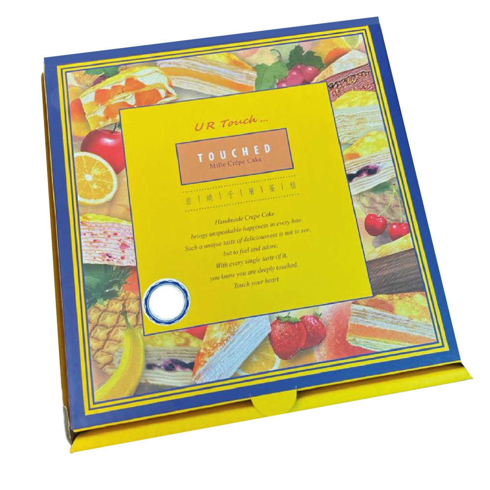 Mango Tango Mille Crepe Cake 8 inch, 1.5 lb/box 