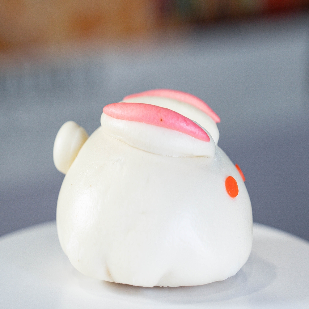 玉兔包 (紅豆餡) 4個/包 Jade Rabbit-shaped Steamed Bun (Red Bean) 4pcs/bag