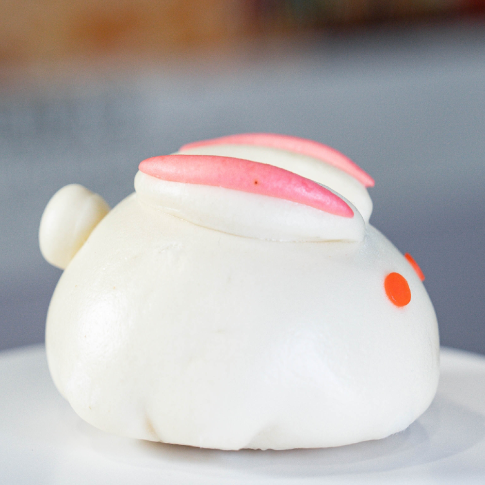 玉兔包 (紅豆餡) 4個/包 Jade Rabbit-shaped Steamed Buns (Red Bean) 4pcs/bag