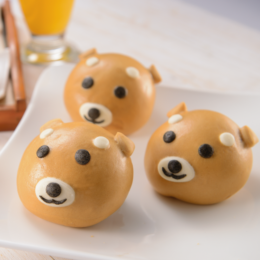 Bear-shaped Dumplings (Custard Flavour) 4pcs/bag 