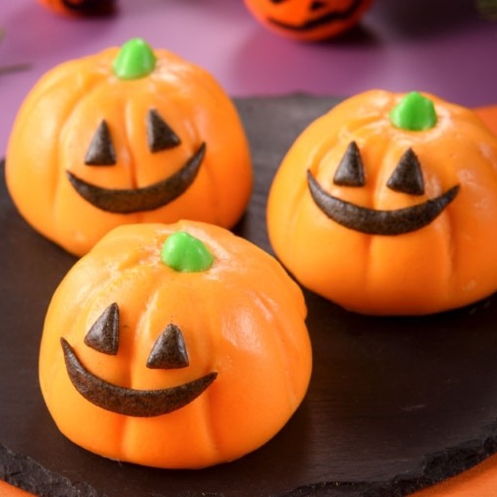 南瓜包 (燕麥南瓜餡) 4個/包 Pumpkin-shaped Steamed Bun (Pumpkin Oatmeal) 4pcs/bag